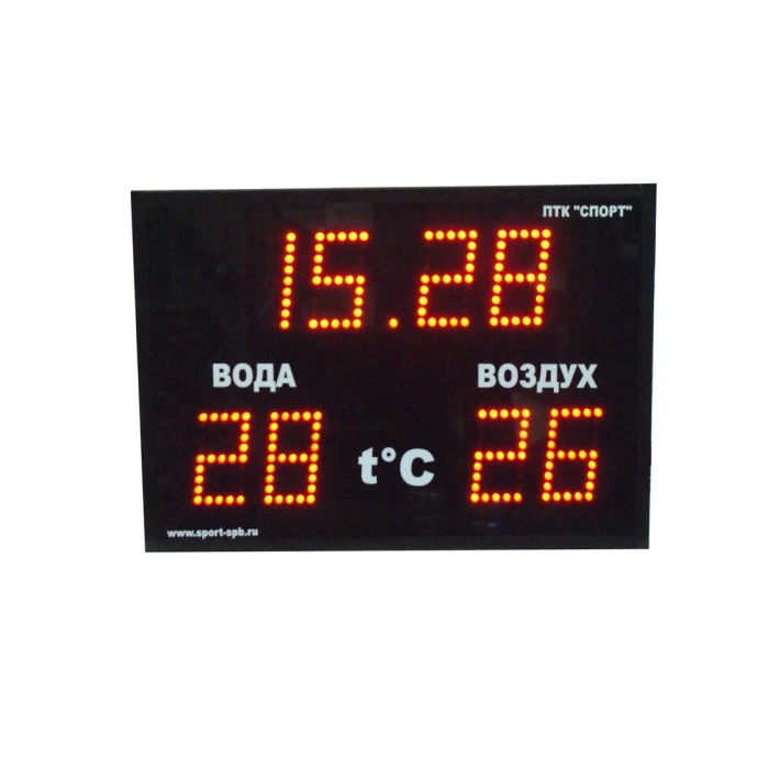 Часы-термометр -CT1.10-2t, ПТК Спорт