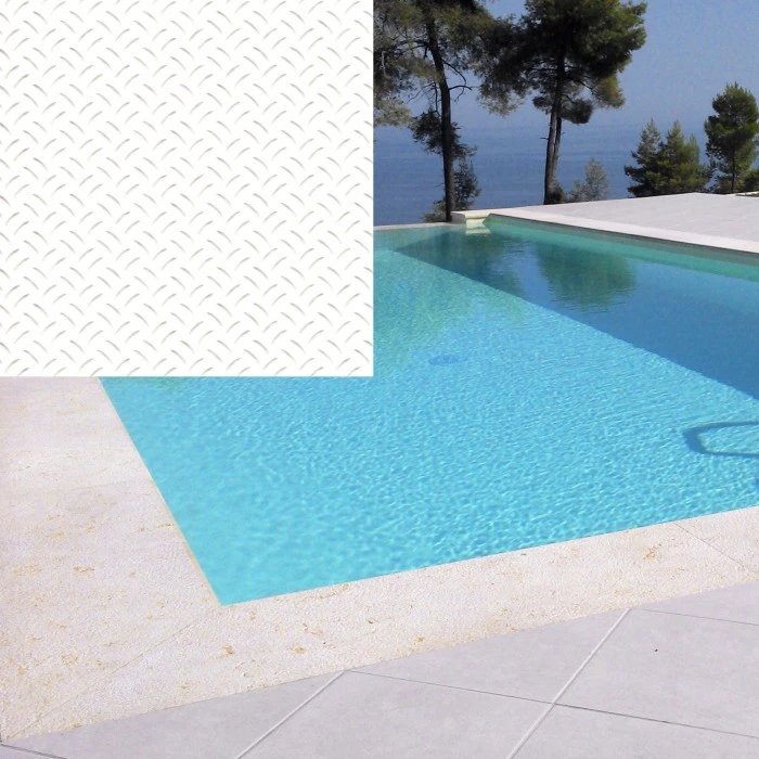 Пленка для бассейна Classic Non-Slip White (белый) Elbtal Plastics (ширина 165 см)