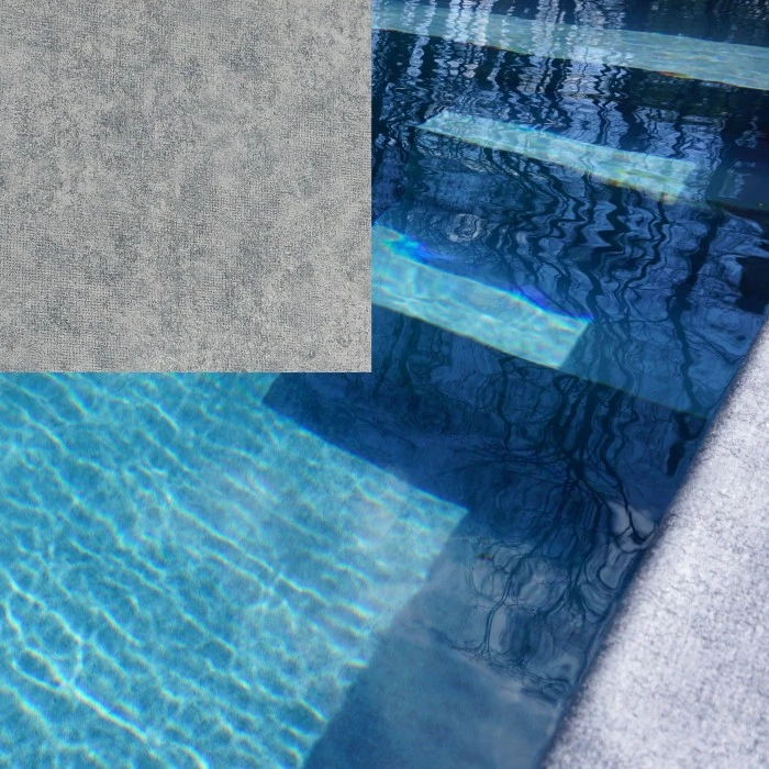 Пленка для бассейна Pure Urban Grey Elbtal Plastics (ширина 165 см) c 3D-эффектом