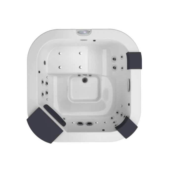 Jacuzzi СПА бассейн White 190x190x80см Delfi Pro(без обшивки,с нагреват. 3кВт)