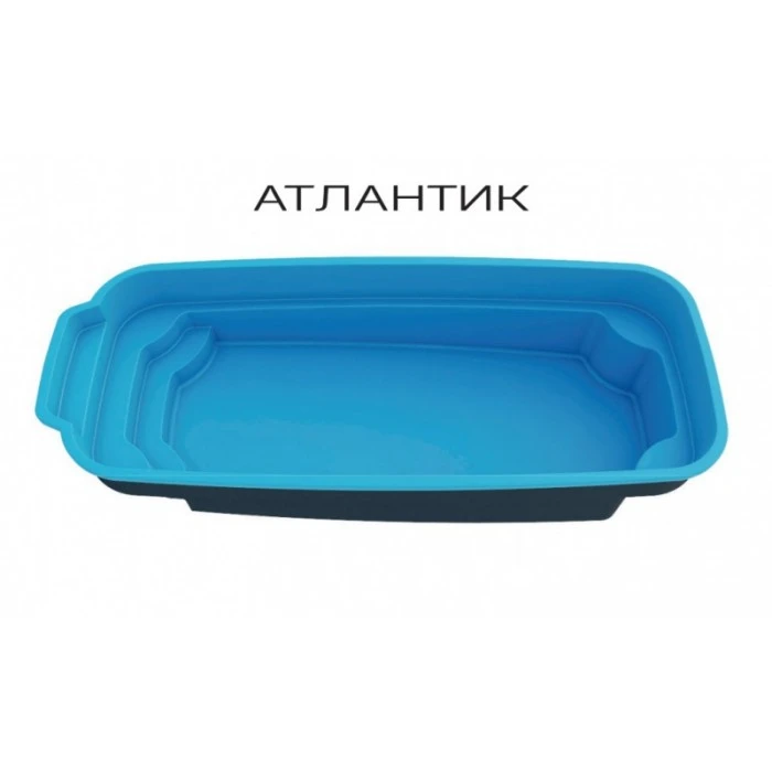 Композитный бассейн Атлантик 7,5x3,3x1,65 PREMIUM