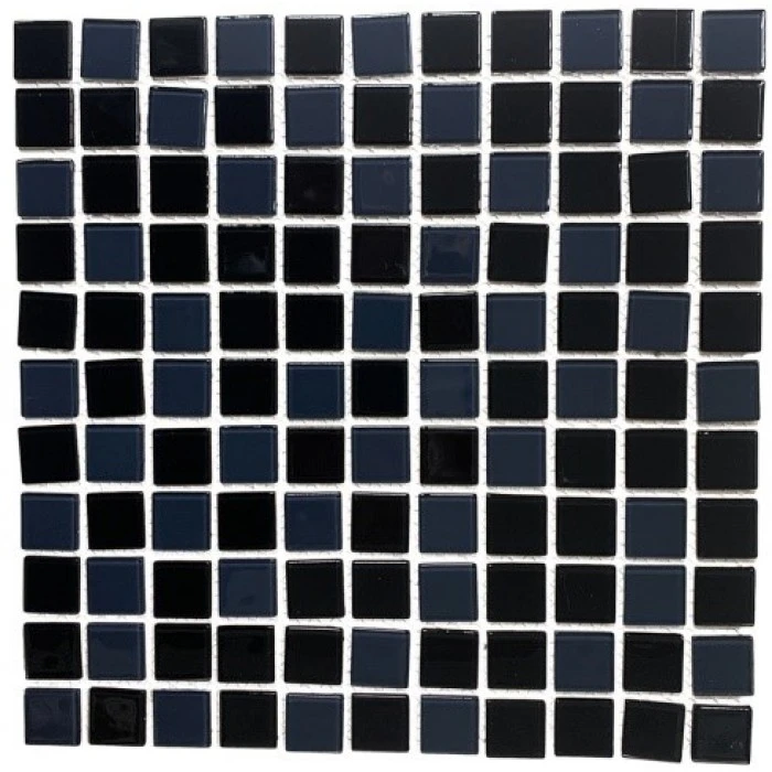 Мозаика стеклянная Aquaviva Сristall Black&Gray