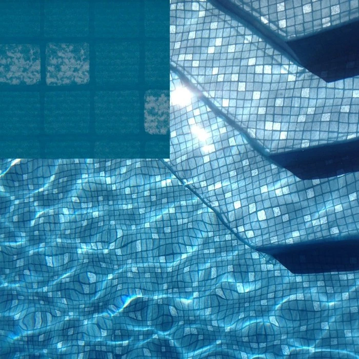 Пленка для бассейна Pearl Silver Lagoon (серебряная лагуна перламутр) Elbtal Plastics (ширина 165 cм)