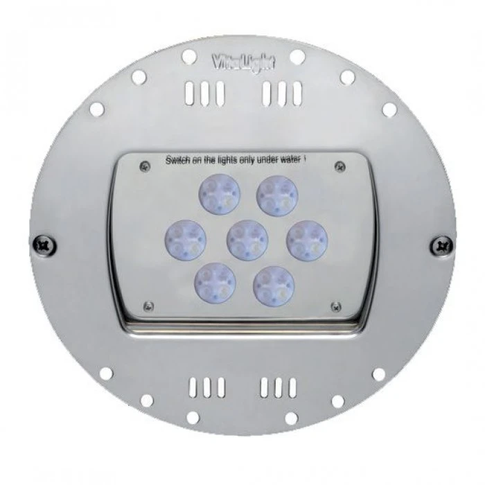 Прожектор 28/4 Power LED 3.0, 80 Вт, 24В DC, круг 230 мм, V4A, RGBW, 5 м каб. 2x1,5 мм2, BZ для соленой воды (плитка)