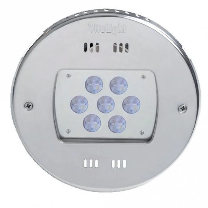 Прожектор 28/4 Power LED 3.0, 80 Вт, 24В DC, круг 270 мм, V4A, RGBW, 5 м кабель 2x1,5 мм2, BZ для соленой воды (пленка)