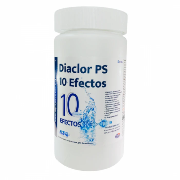 10 в 1 Diaclor PS 10 EFECTOS универсальные таблетки 200г, 1кг