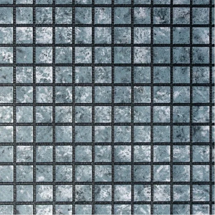 Пленка для бассейна Ogenflex Matrix Silver Black Strip (черно-серебристый) HaogenPlast (ширина 165 см)
