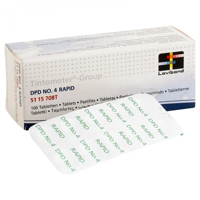 Таблетки для тестера DPD 4 (кислород), 100шт