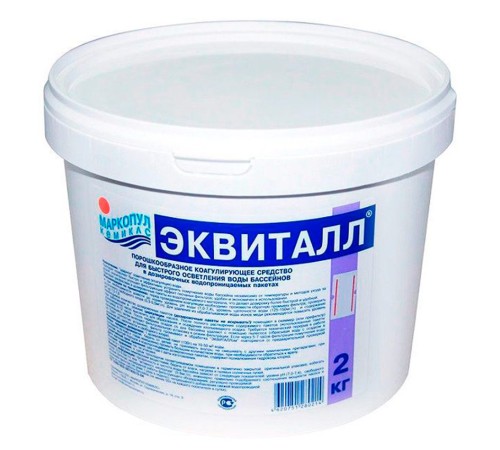 Эквиталл быстрый коагулянт, порошок (ведро 2 кг)