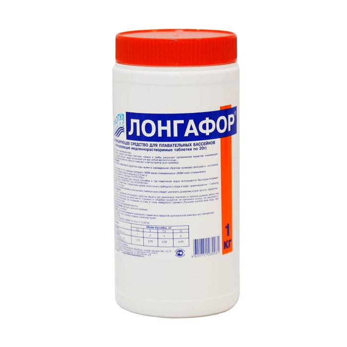 Лонгафор органический хлор - 90% табл. 200 гр, ведро 1 кг