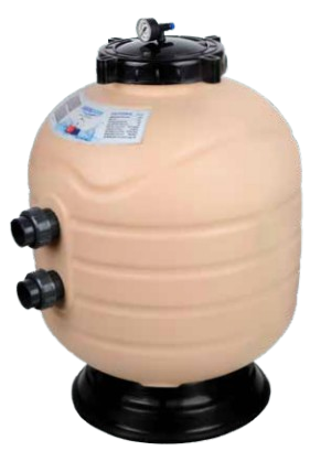 Фильтр песочный 10 м3/ч Atlaspool CALIFORNIA S500 (бок.подсоед.)