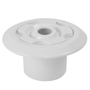Форсунка стеновая Atlaspool для пылесоса  (в трубу 50 мм PN10) белый ABS-пластик (под бетон)